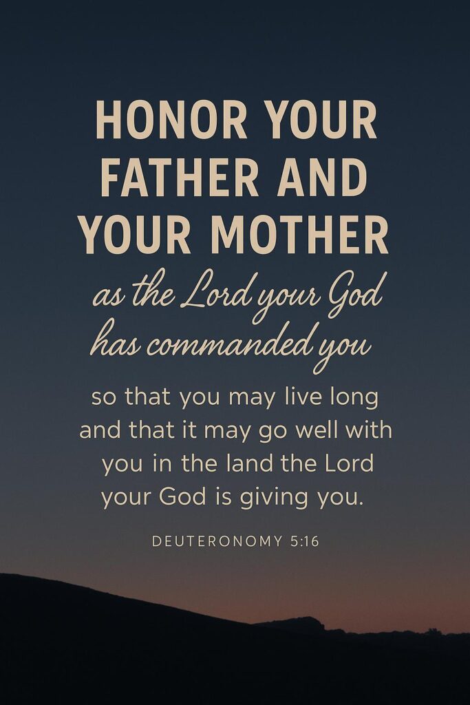 Deuteronomy-5-16