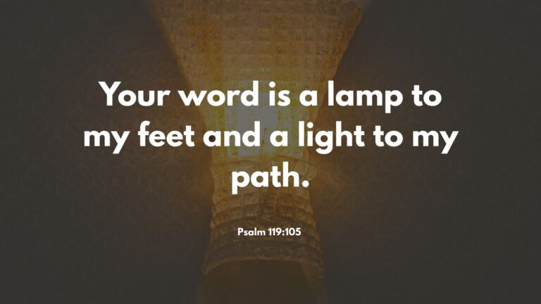 Psalm 119-105 Commentary Your Word Is a Lamp to My Feet
