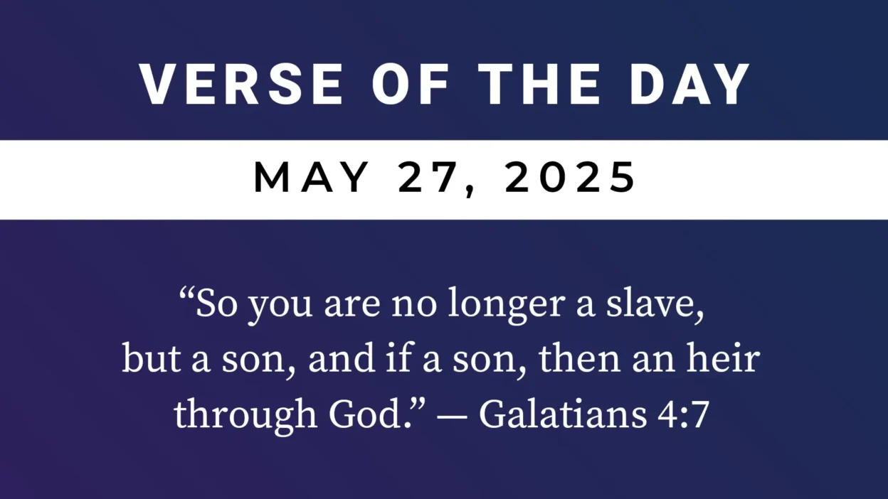 bible verse of the day may 27 2025
