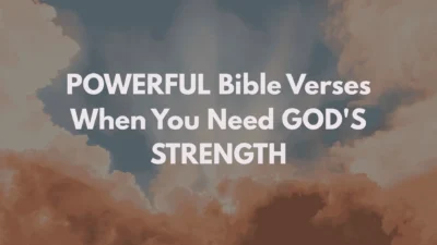 relying on god verses