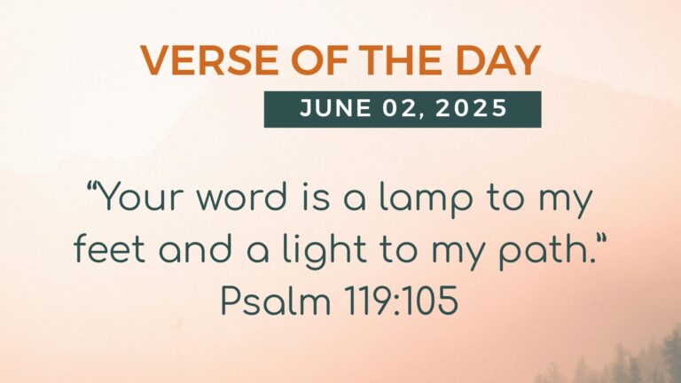 Bible Verse of the Day June 2, 2025 Morning Prayers with Scriptures