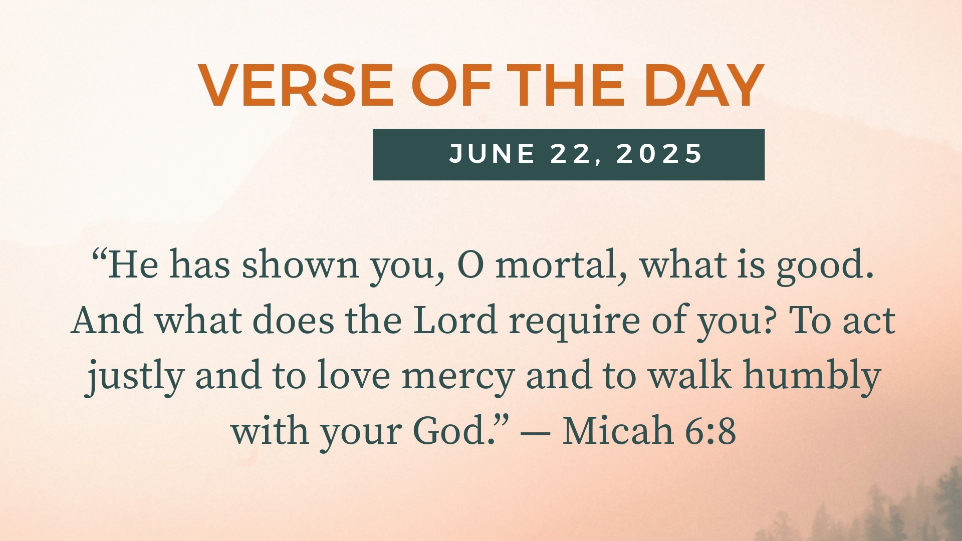 Bible Verse of the Day June 22, 2025 — Today’s Verse for Sunday