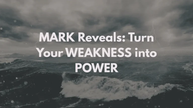 mark bible verses about strength