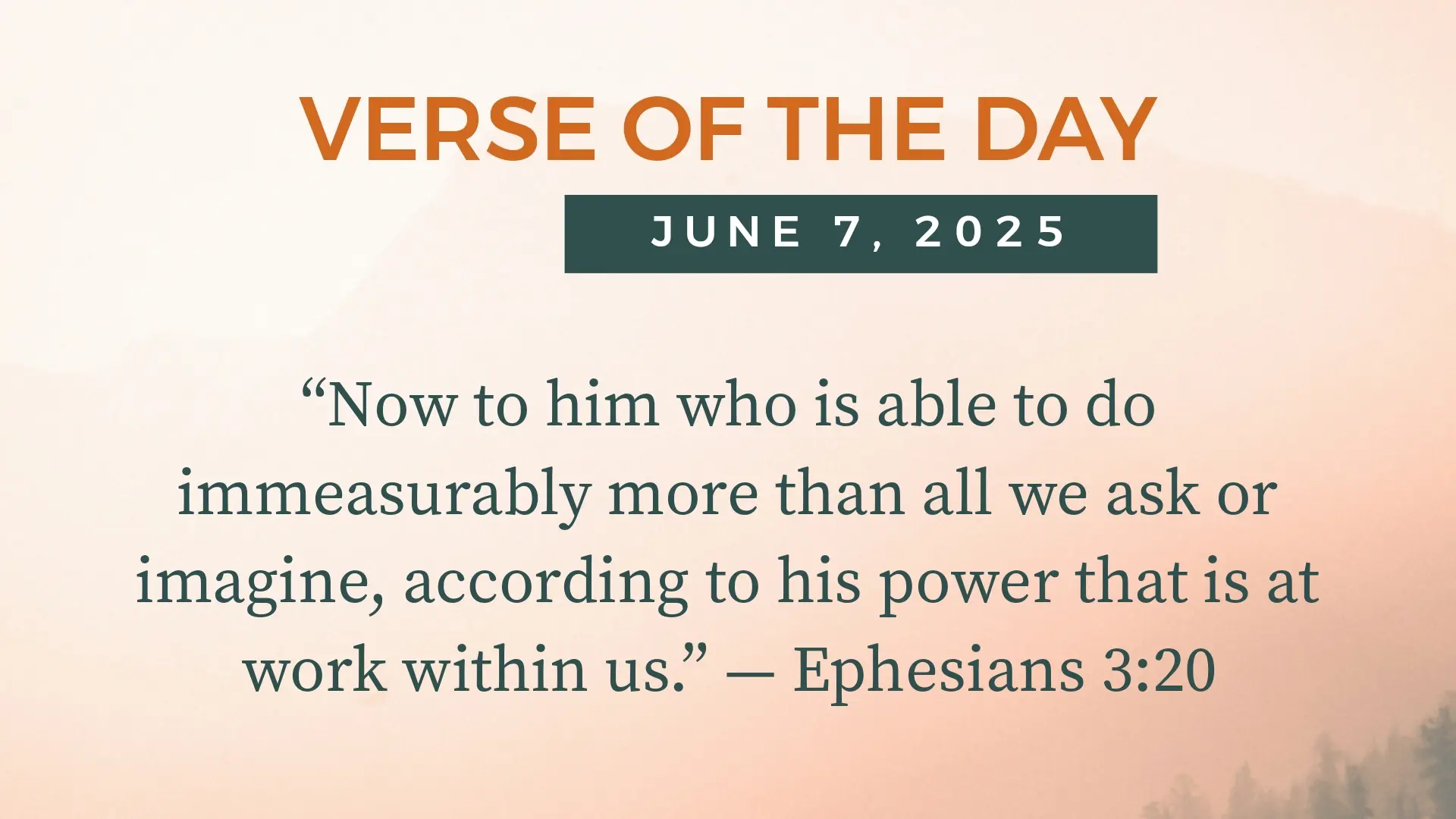 Morning Devotion Bible Verse – June 7, 2025 | Morning Prayers with Scriptures