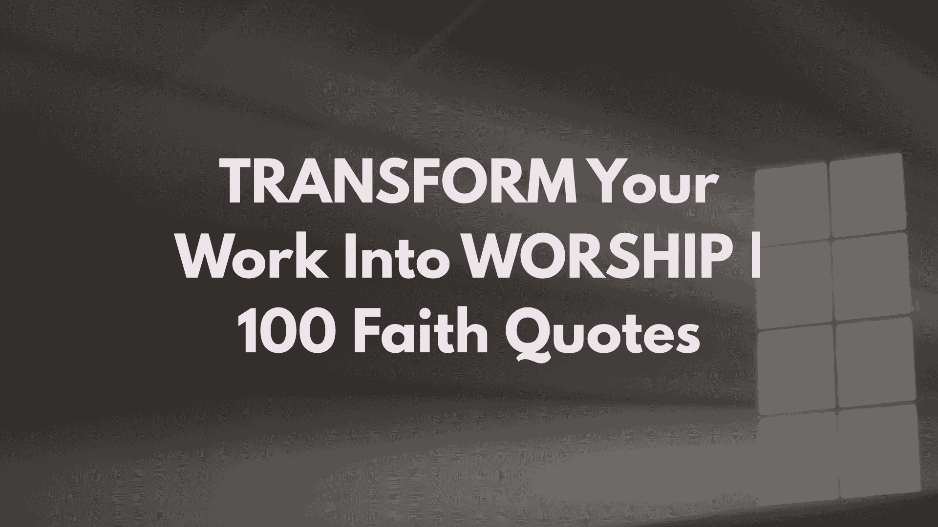 100 Inspiring Christian Work Quotes | Faith-Based Career Motivation