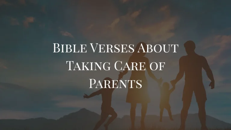 bible verse about taking care of parents