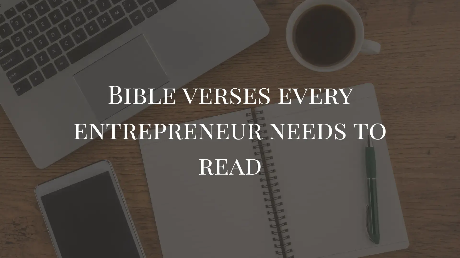 bible verse for business success