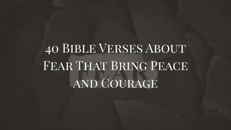 bible verses about fear