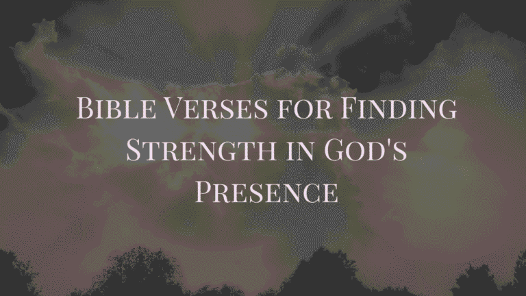 bible verses about god giving you strength