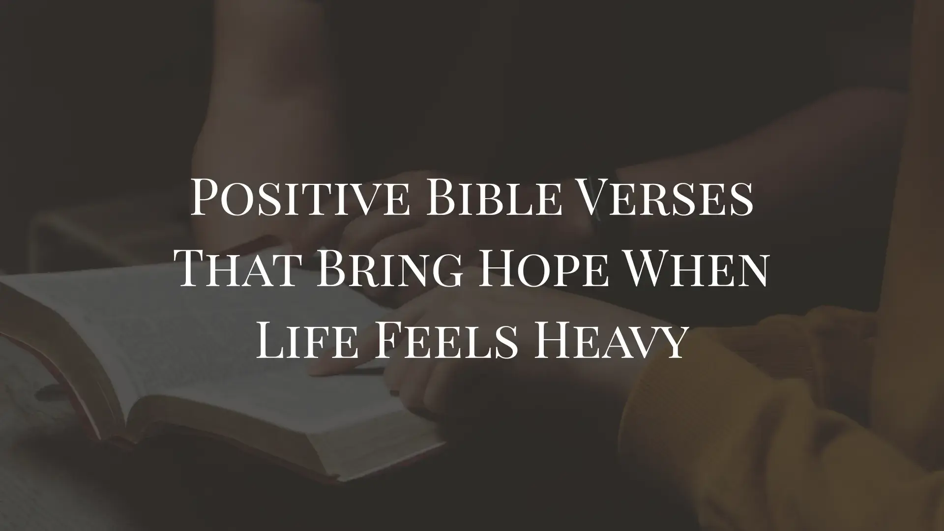 positive bible verses