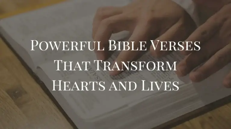powerful bible verses