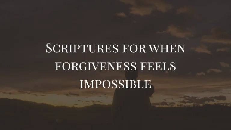 Bible verses about holding grudges and forgiveness