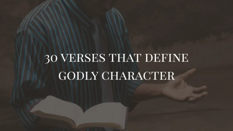 best bible verses about a man of god