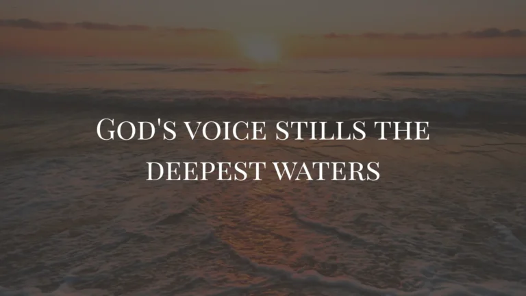 bible verses about ocean