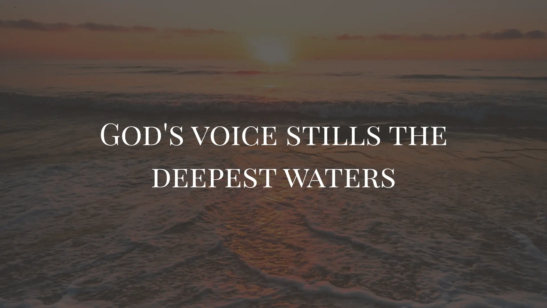 bible verses about ocean