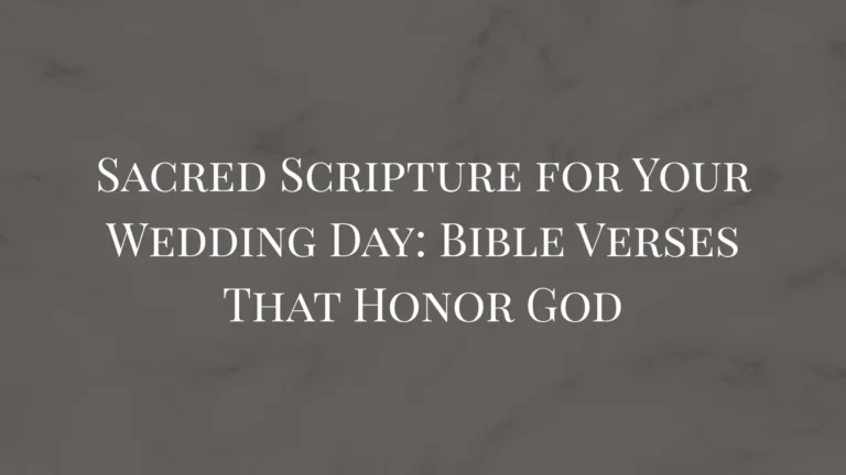 bible verses for wedding invitation