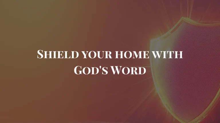 bible verses to protect your home from evil