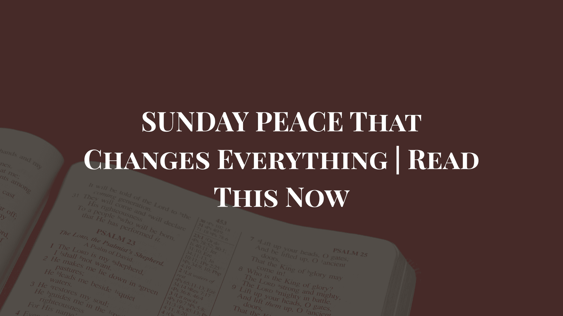 Sunday inspirational quotes