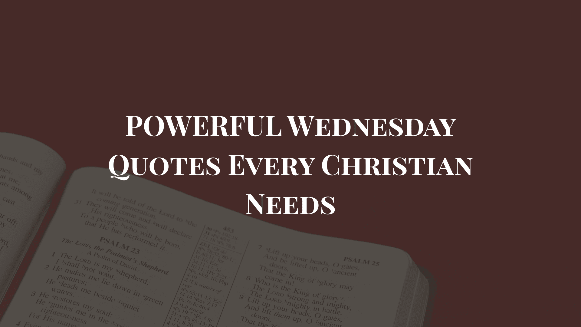 Wednesday Inspirational Quotes