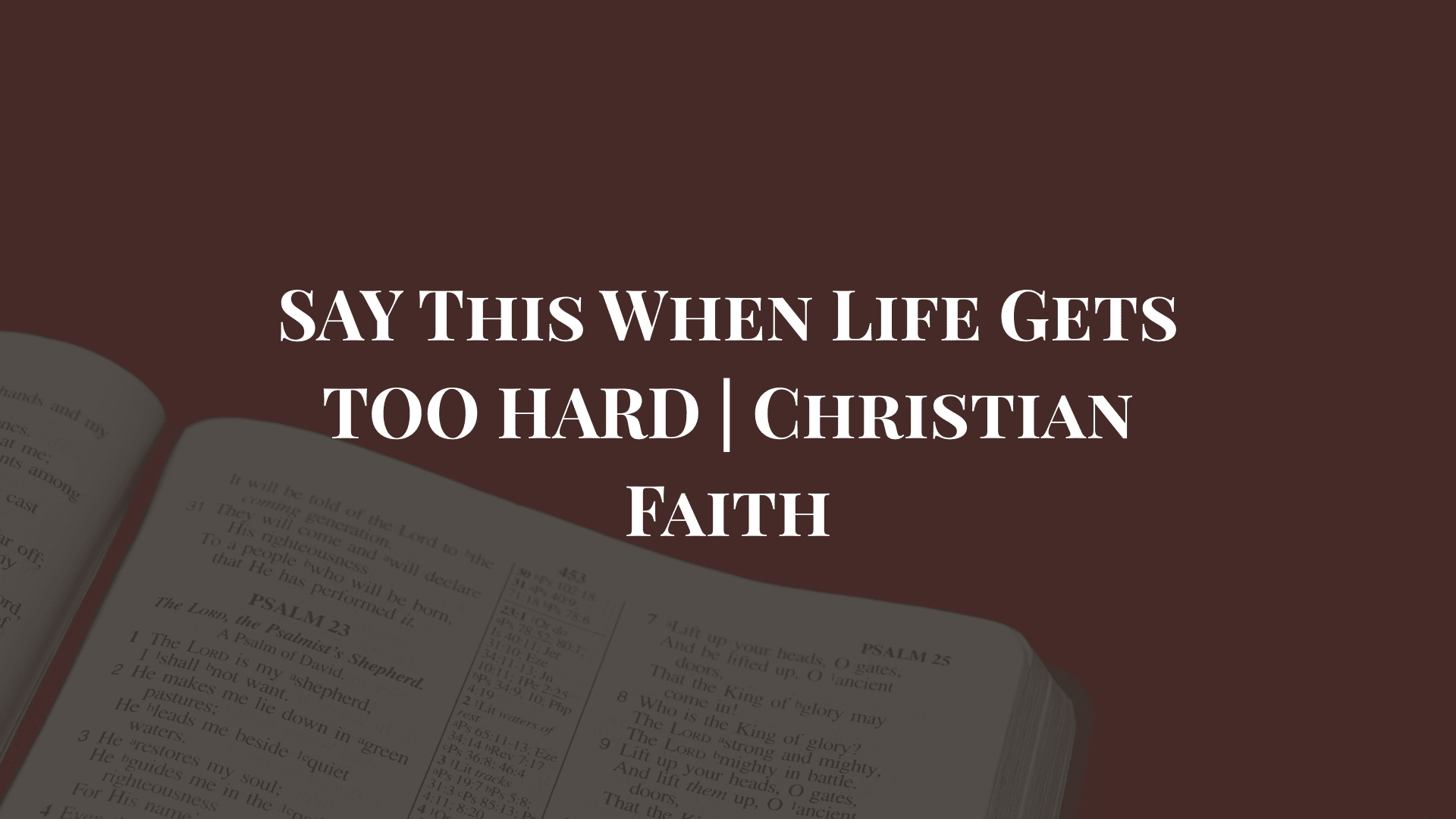 bible quotes about faith in god in hard times