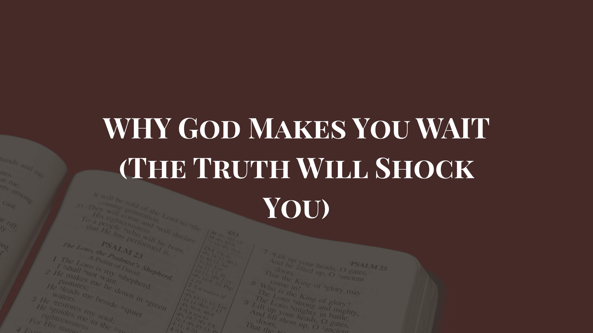 bible quotes about god's timing-