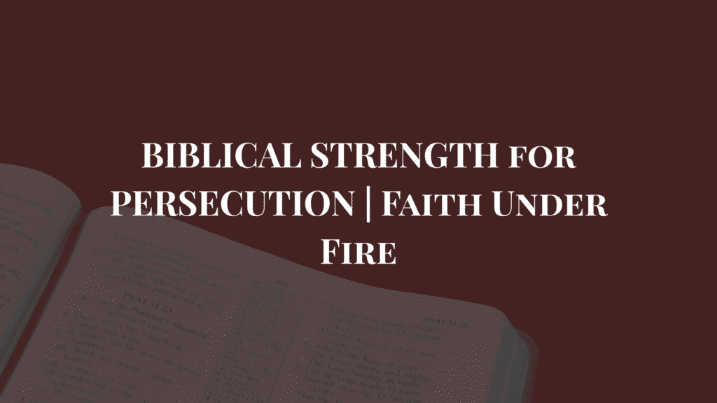 bible quotes on persecution