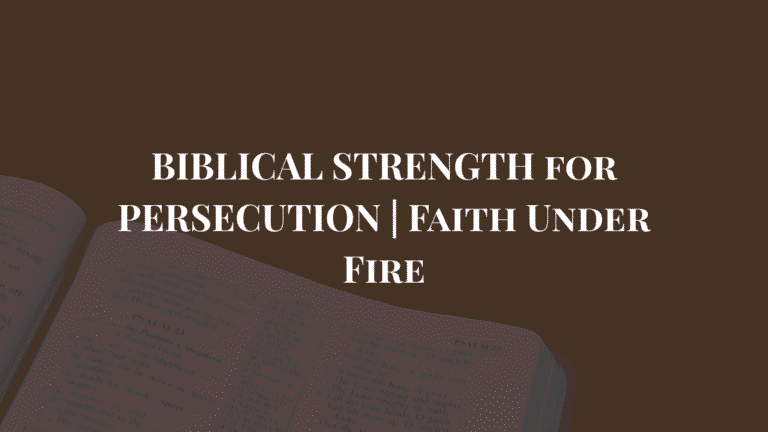 bible quotes on persecution