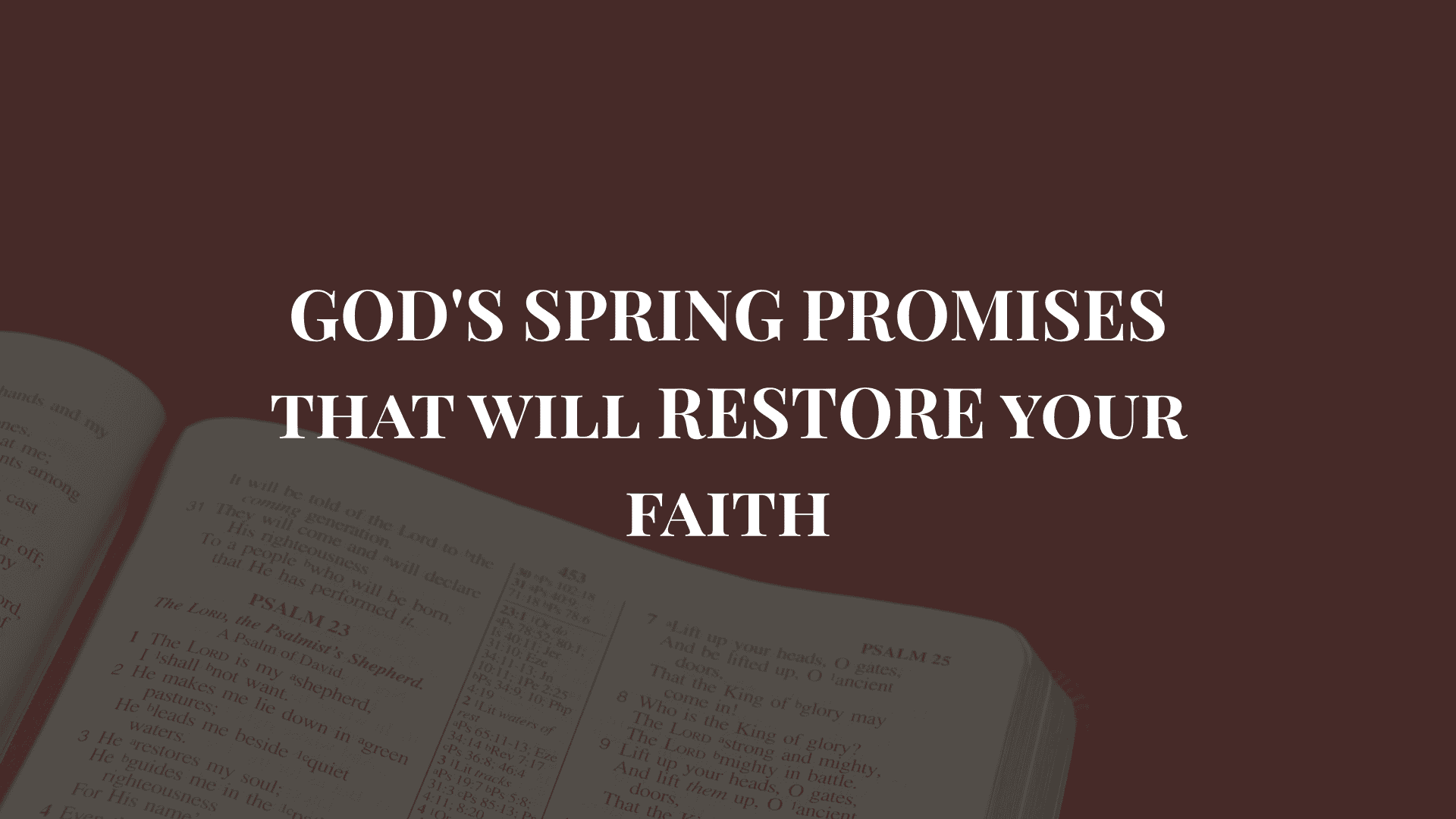 bible quotes about springtime