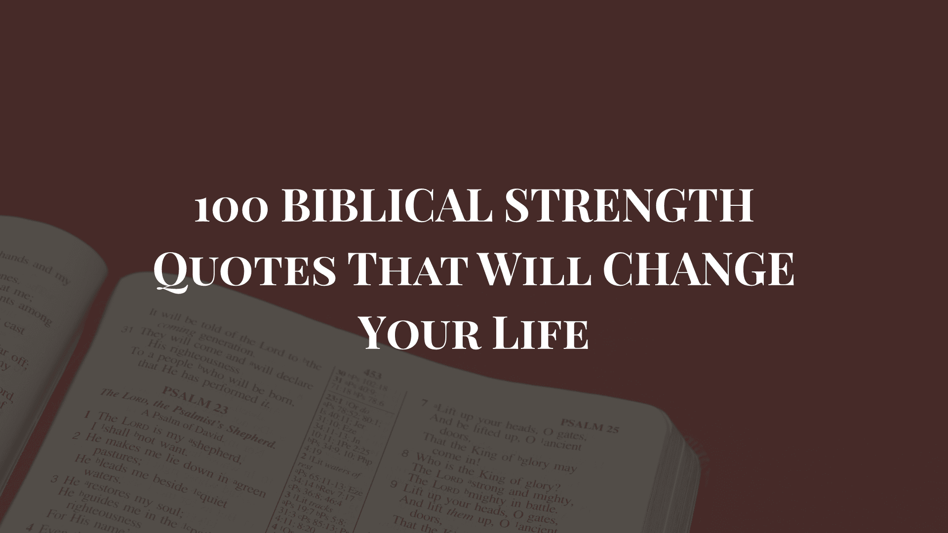 bible quotes about strength