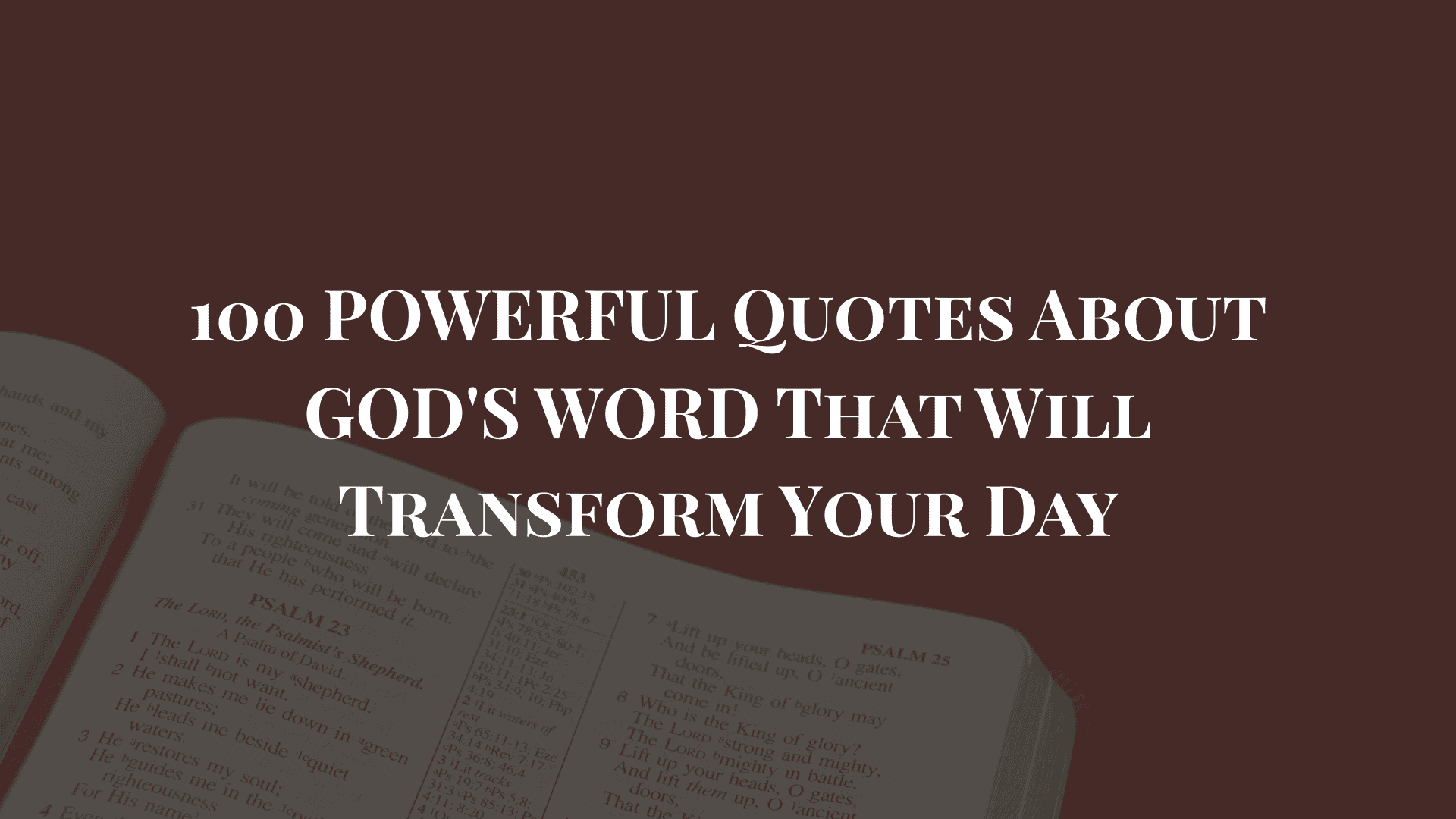 god's word for today quotes