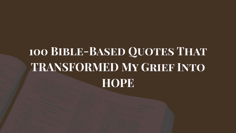 grieving quotes bible