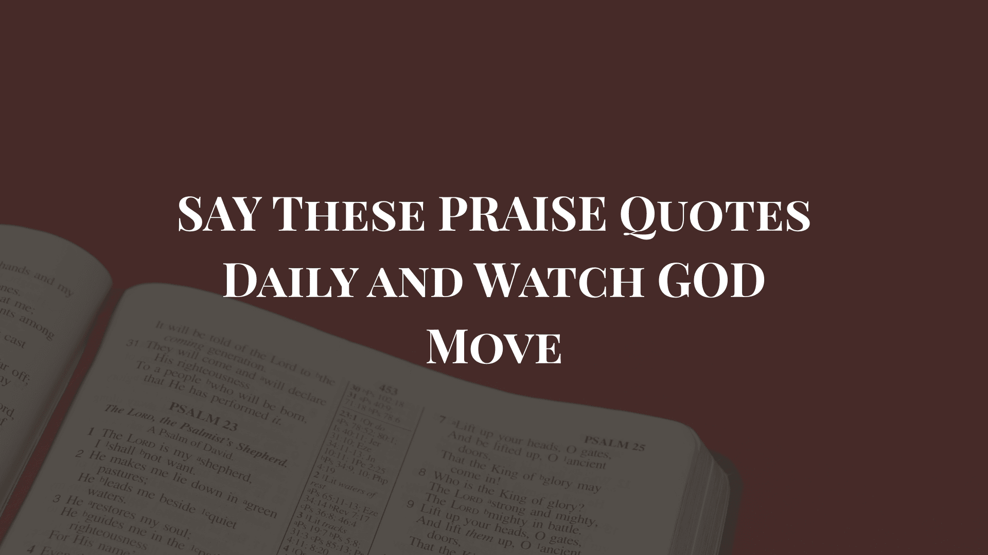 praise and thanksgiving quotes