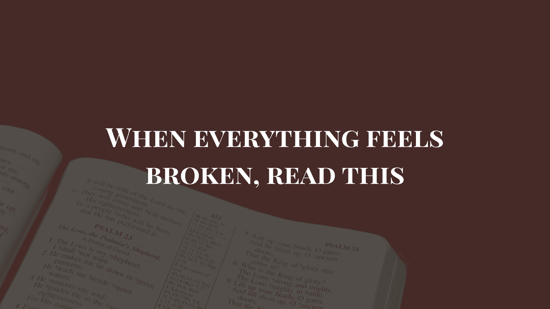 prayer for restoration with bible verses