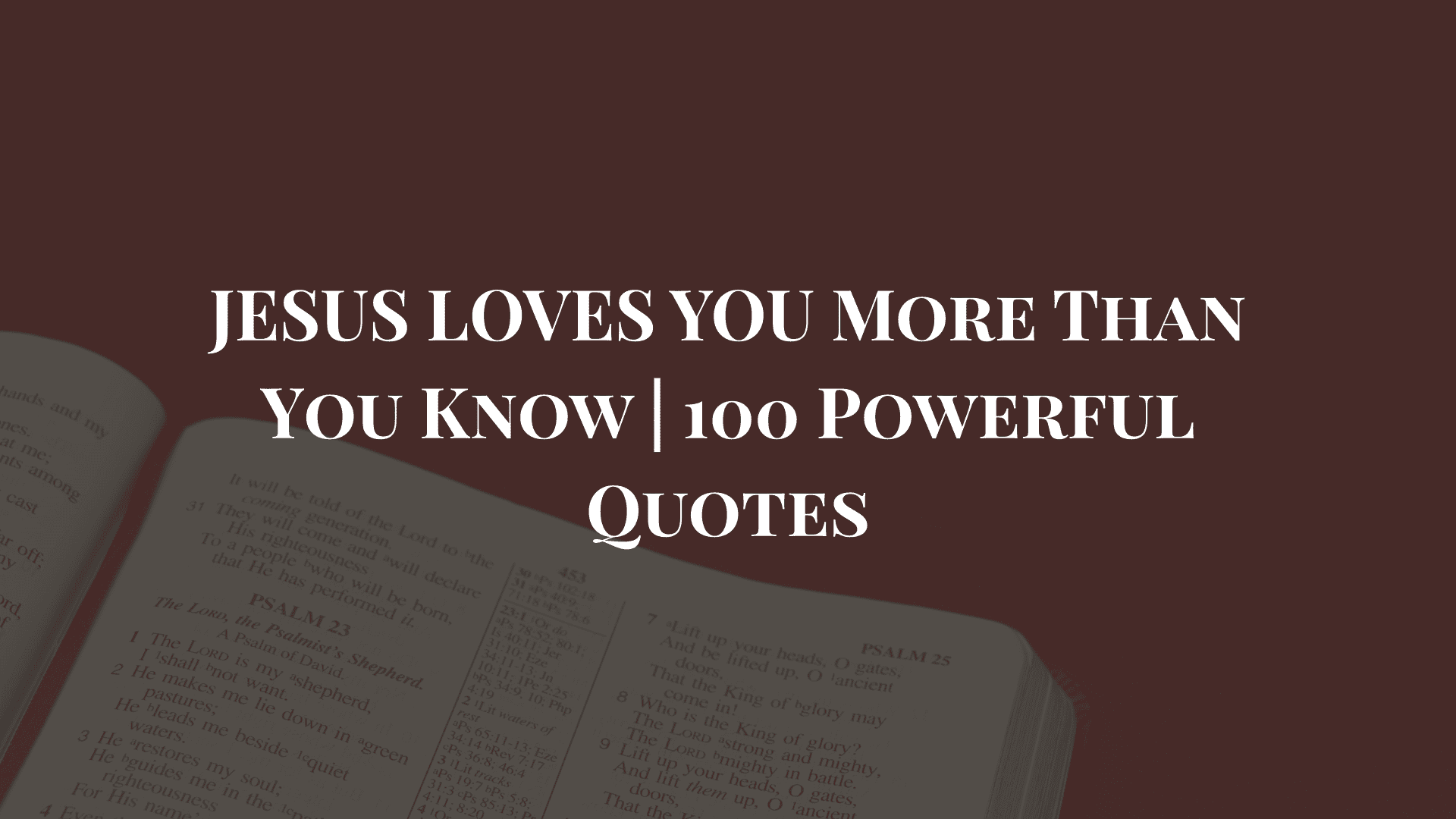 quotes about jesus love