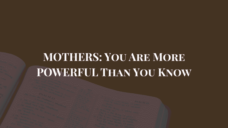 quotes from the bible about mothers