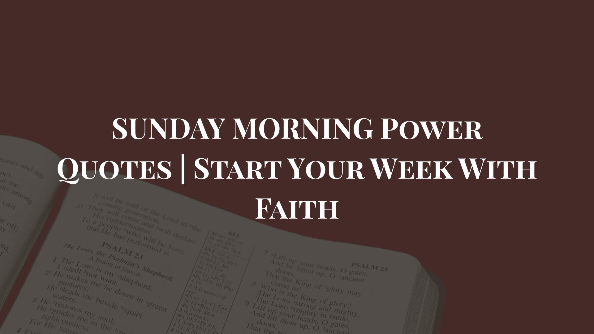 sunday bible motivational quotes