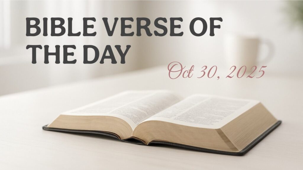 daily bible verse and devotion