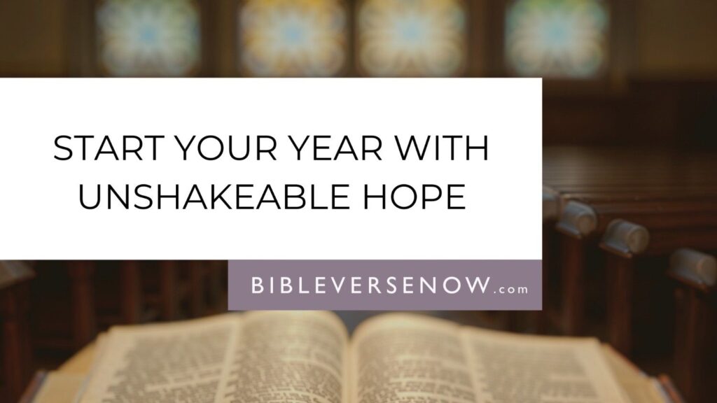 bible promise verses for new year
